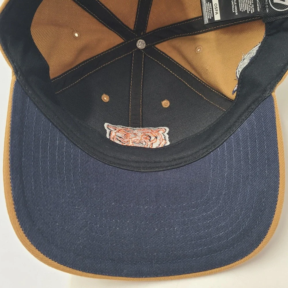 Chicago Bears Hat Adjustable 47 Brand MVP Brown NFL Super Bowl XX Patch Logo Men
